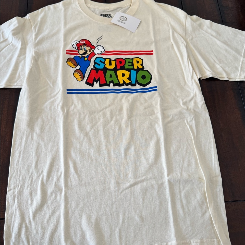 Nintendo Super Mario Kids T-Shirt - Cream